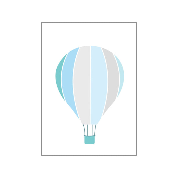 Luftballon blå — Art print by Dessina from Poster & Frame