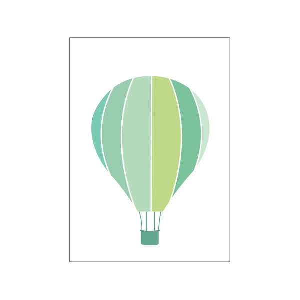 Luftballon grøn — Art print by Dessina from Poster & Frame