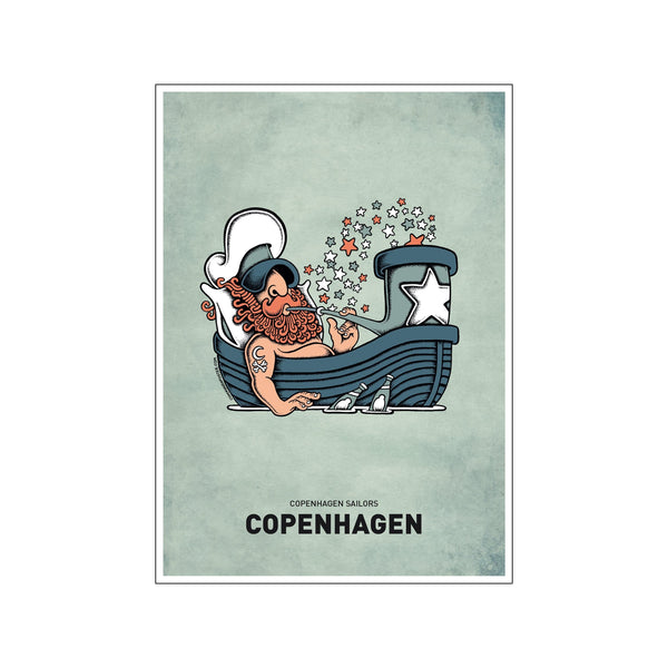 Moonsailor — Art print by Copenhagen Poster from Poster & Frame