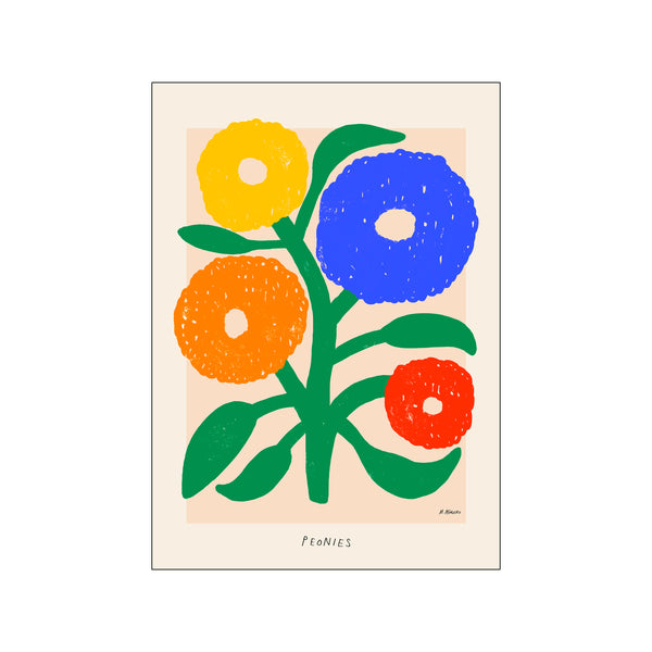 Madelen - Peonies — Art print by PSTR Studio from Poster & Frame
