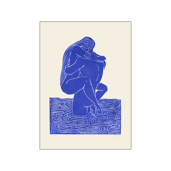 Maliv - One + one = three - Blue — Art print by PSTR Studio from Poster & Frame