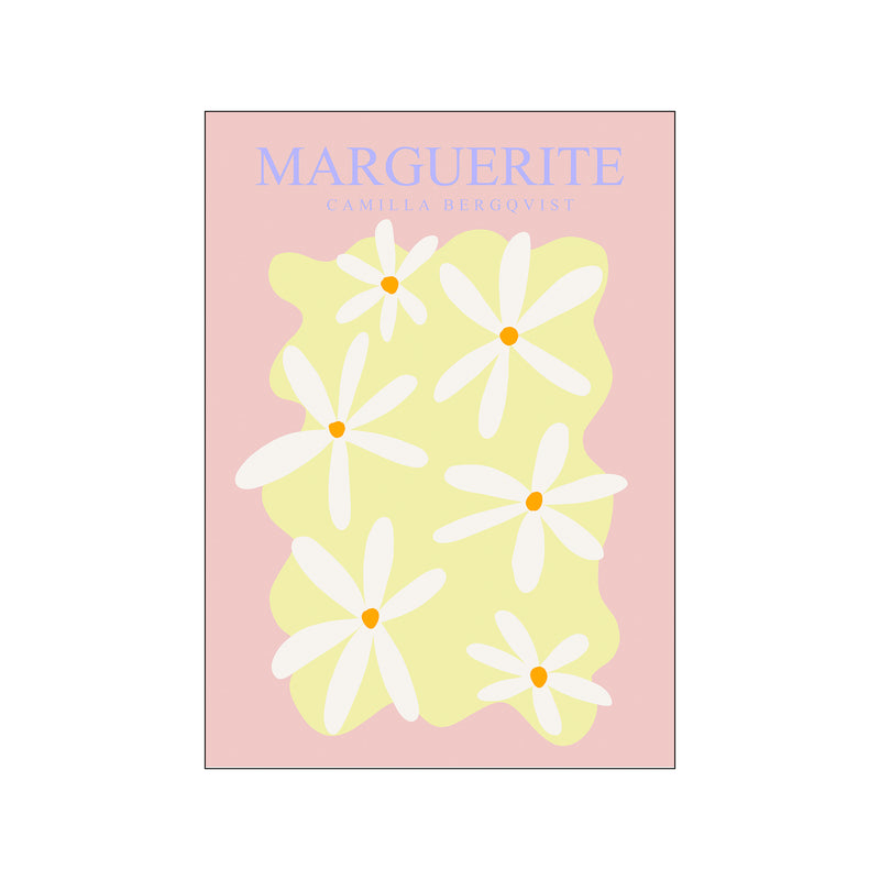 MARGUERITE ROSE — Art print by Camilla Bergqvist from Poster & Frame