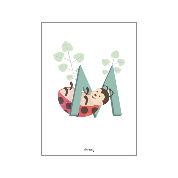 M for Mariehøne — Art print by Tiny Tails from Poster & Frame