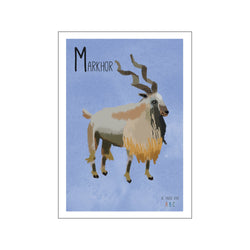 Markhor — Art print by Line Malling Schmidt from Poster & Frame
