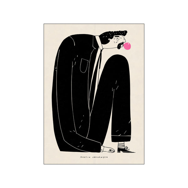 Gum man — Art print by Martin Jørgensen from Poster & Frame