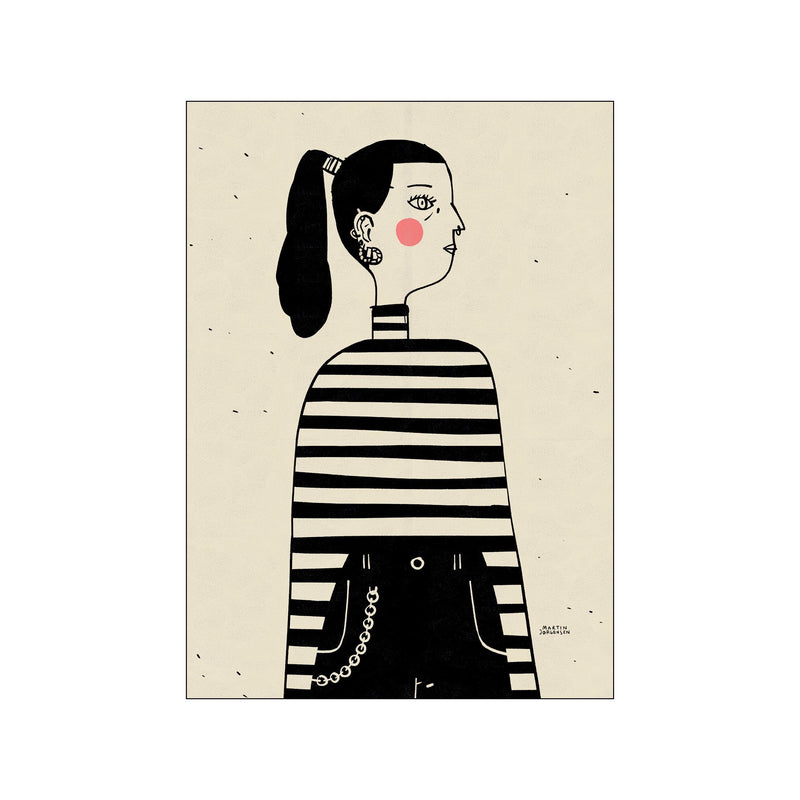 Rebelgirl — Art print by Martin Jørgensen from Poster & Frame