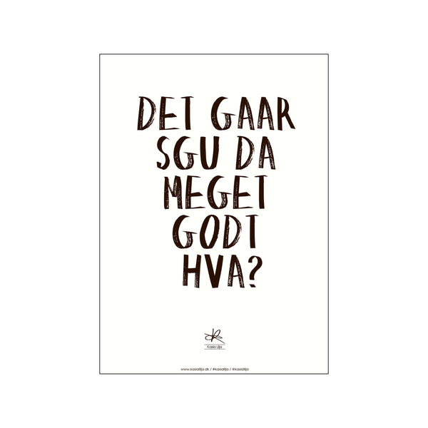 "Meget godt" — Art print by Kasia Lilja from Poster & Frame