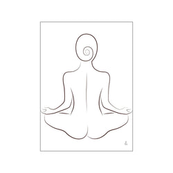 Yoga Silhouette — Art print by Mette Handberg from Poster & Frame
