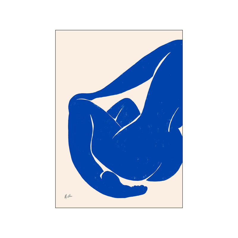 Michelle - Nu blue — Art print by PSTR Studio from Poster & Frame