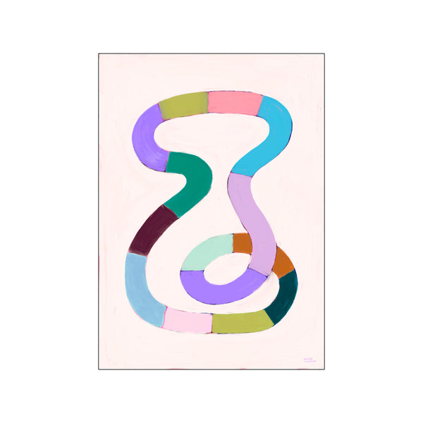 Loop #2 — Art print by Michelle Carlslund from Poster & Frame