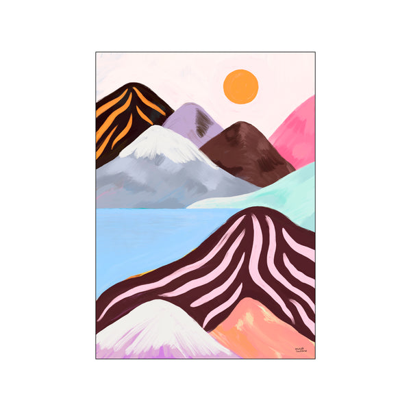 Volcanos — Art print by Michelle Carlslund from Poster & Frame