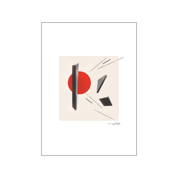 Red Core — Art print by Mie & Him from Poster & Frame