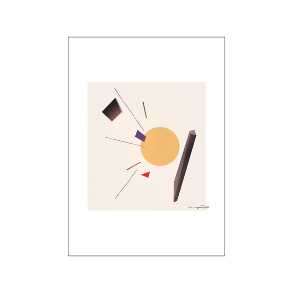 Yellow Core — Art print by Mie & Him from Poster & Frame