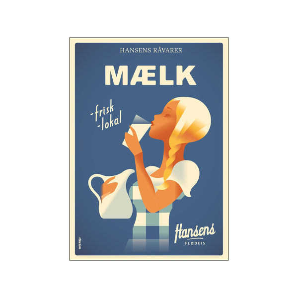 Milk — Art print by Mads Berg from Poster & Frame