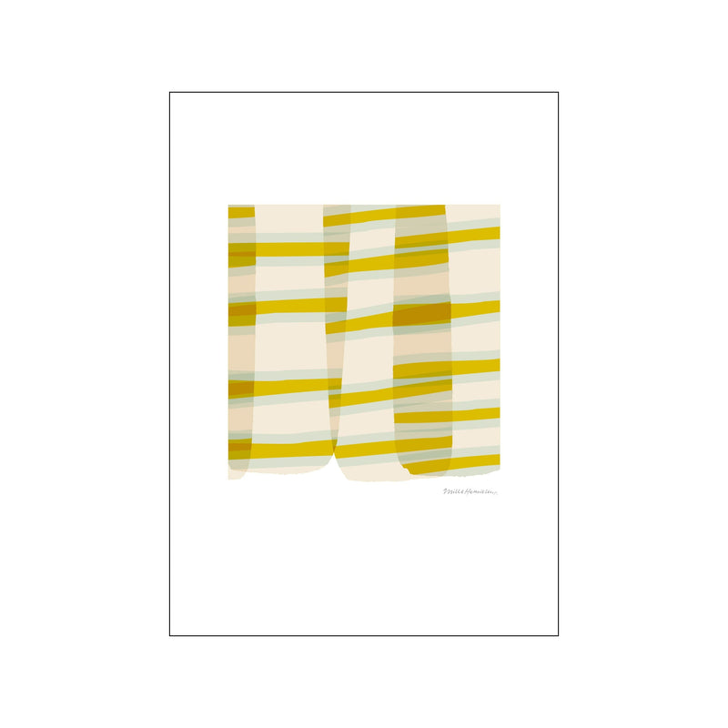 Overlap Yellow — Art print by Mille Henriksen from Poster & Frame