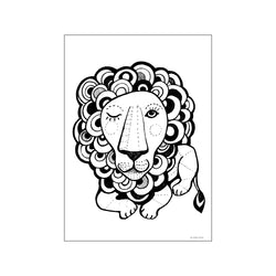 Graphic Lion — Art print by Mimmiosa from Poster & Frame