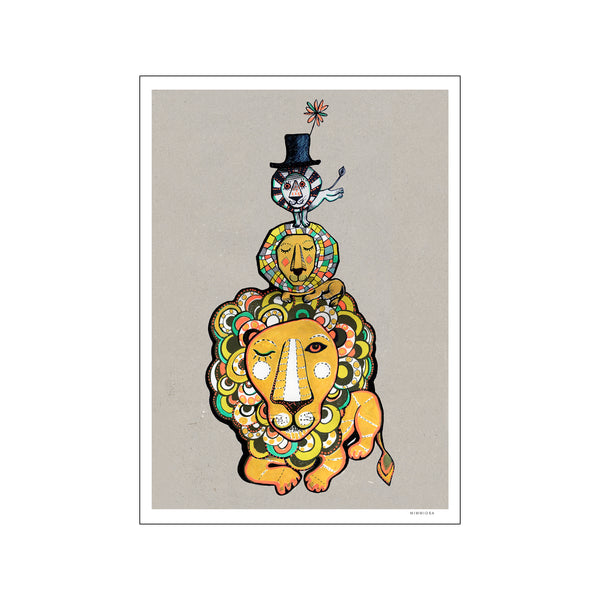 Lion Poster — Art print by Mimmiosa from Poster & Frame