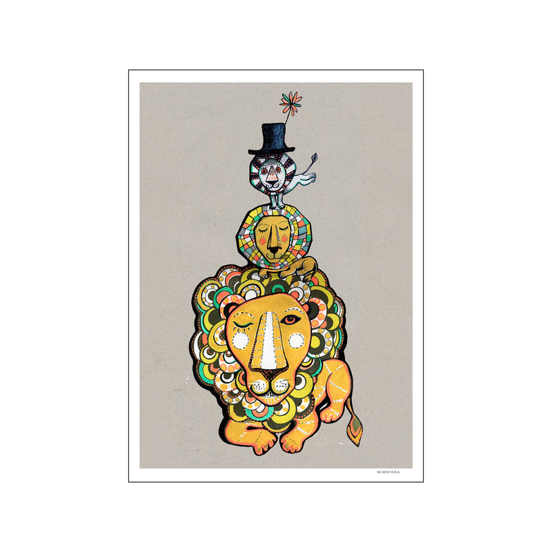 Lion Poster — Art print by Mimmiosa from Poster & Frame