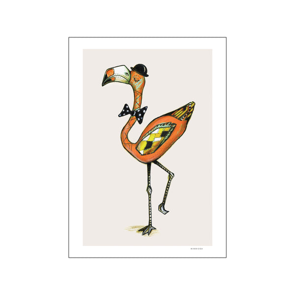 Mister Flamingo — Art print by Mimmiosa from Poster & Frame