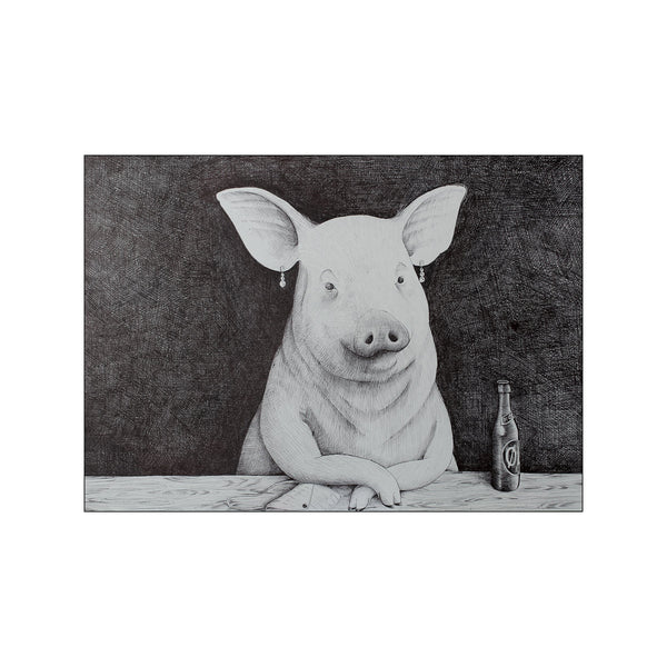 Miss Piggy — Art print by Morten Løfberg from Poster & Frame