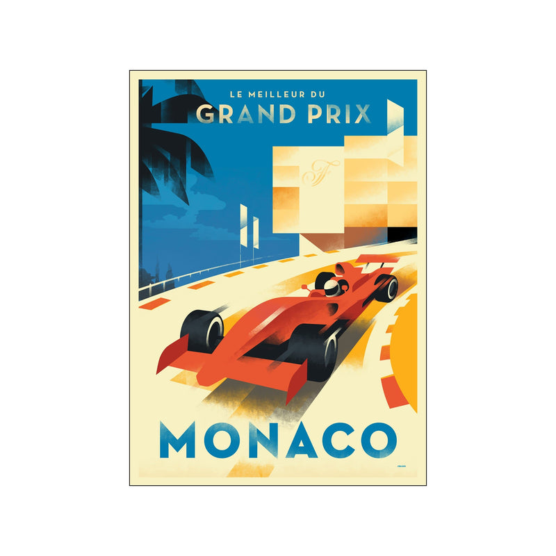 Monaco — Art print by Mads Berg from Poster & Frame