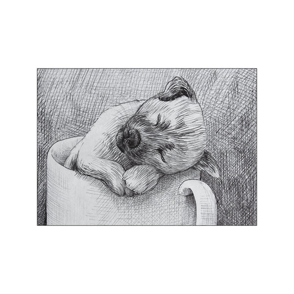 Monday dog — Art print by Morten Løfberg from Poster & Frame