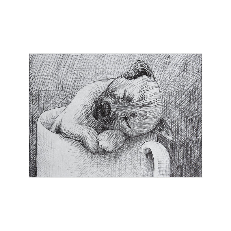 Monday dog — Art print by Morten Løfberg from Poster & Frame