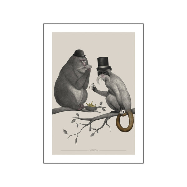 Monkey Party — Art print by Cellard'or from Poster & Frame