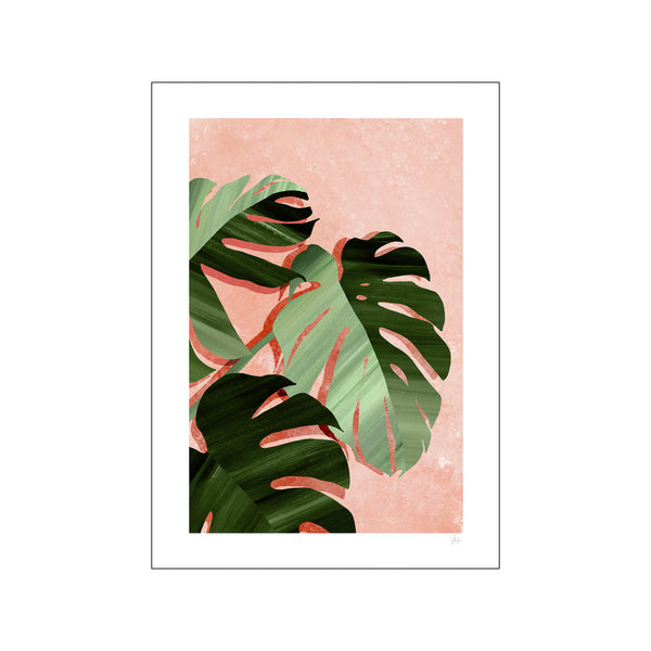 Monstera Leaves — Art print by Violets Print House from Poster & Frame