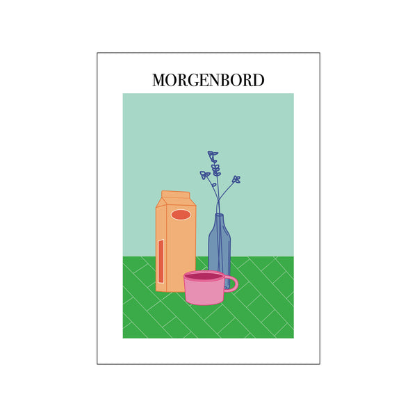 Morgenbord — Art print by Justesen Plakater from Poster & Frame