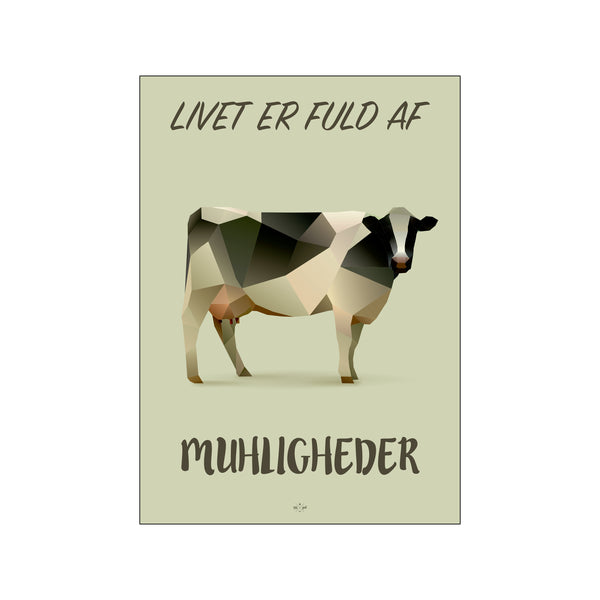 Muhligheder — Art print by Citatplakat from Poster & Frame