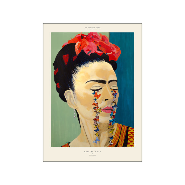 My Mexican hero - Butterfly cry by John McDonald — Art print by PSTR Studio from Poster & Frame