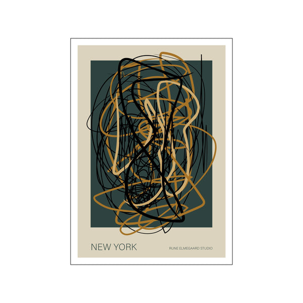 New York Abstract — Art print by Rune Elmegaard from Poster & Frame