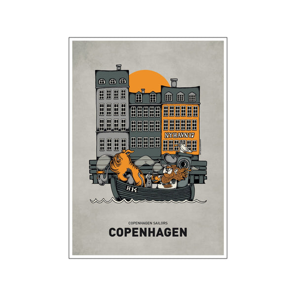 Nyhavn — Art print by Copenhagen Poster from Poster & Frame