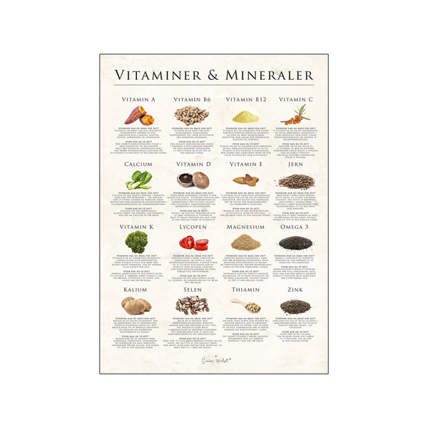 Naturens Vitaminer, sten — Art print by Simon Holst from Poster & Frame