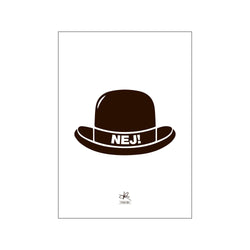 Nej hat — Art print by Kasia Lilja from Poster & Frame