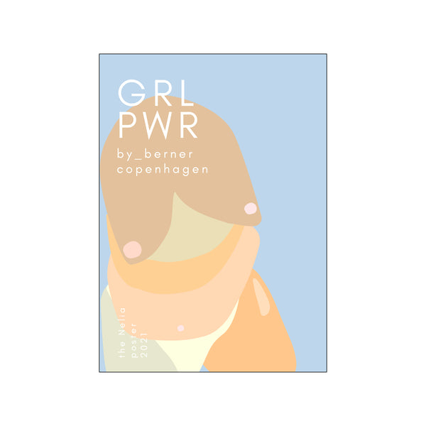 Nelia GRL PWR — Art print by By Berner from Poster & Frame
