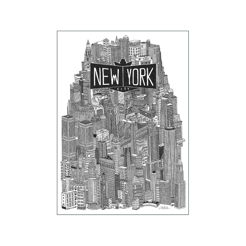 New York — Art print by Benjamin Noir from Poster & Frame