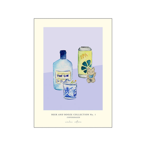 Beer and booze no. 1 — Art print by Nicoline Victoria from Poster & Frame