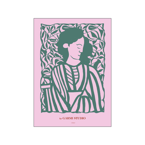 Night Papercut Pink — Art print by By Garmi from Poster & Frame