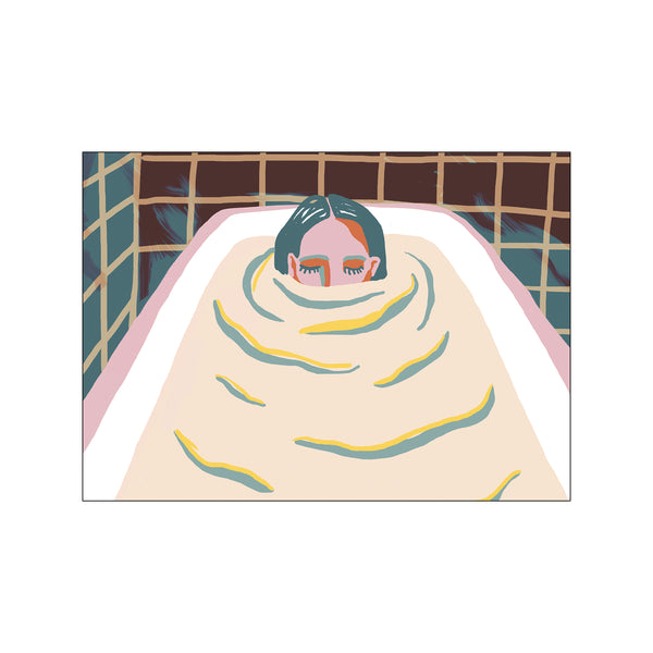 Bathtub — Art print by Nina Dissing from Poster & Frame