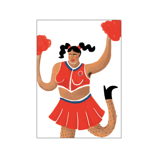 Cheerleader — Art print by Nina Dissing from Poster & Frame