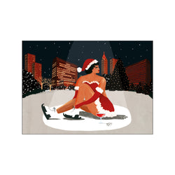 Christmas in Central Park — Art print by Nina Dissing from Poster & Frame