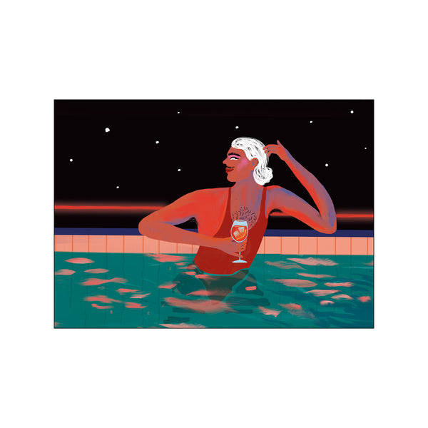 Swimming Pool — Art print by Nina Dissing from Poster & Frame