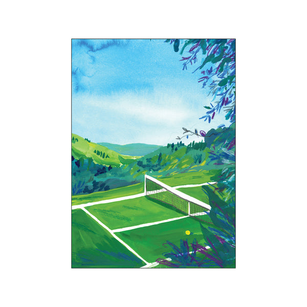 Tennis Court — Art print by Nina Dissing from Poster & Frame
