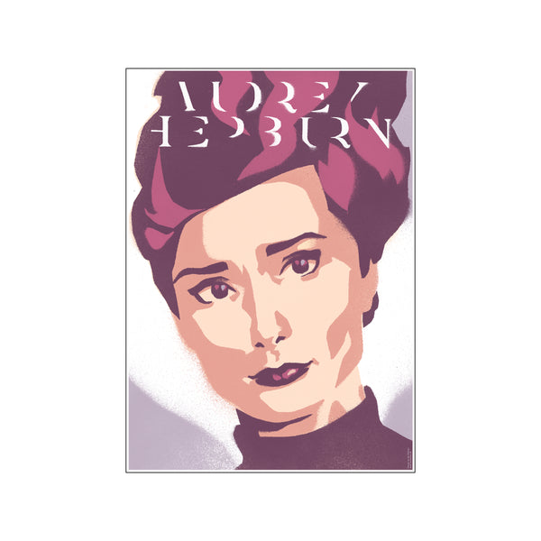 Audrey Hepburn — Art print by Nis Nielsen from Poster & Frame