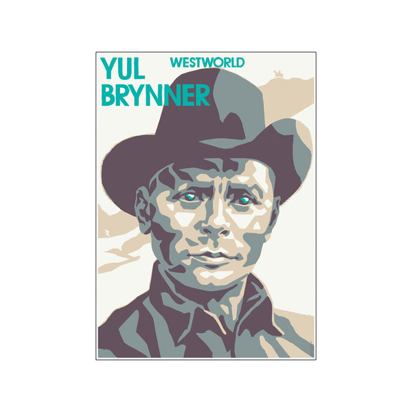 Yul Brynner — Art print by Nis Nielsen from Poster & Frame