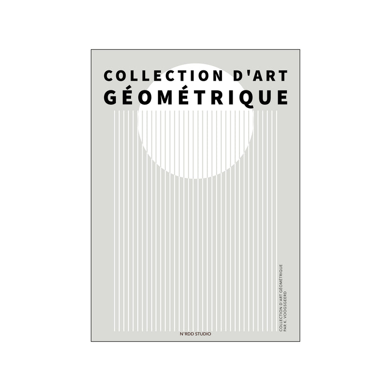Collection d'art geometrique blanc — Art print by Nordd Studio from Poster & Frame