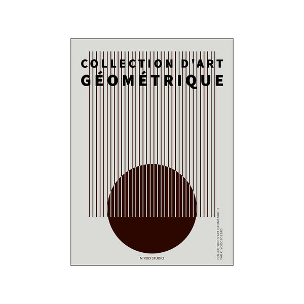 Collection d'art geometrique noir — Art print by Nordd Studio from Poster & Frame