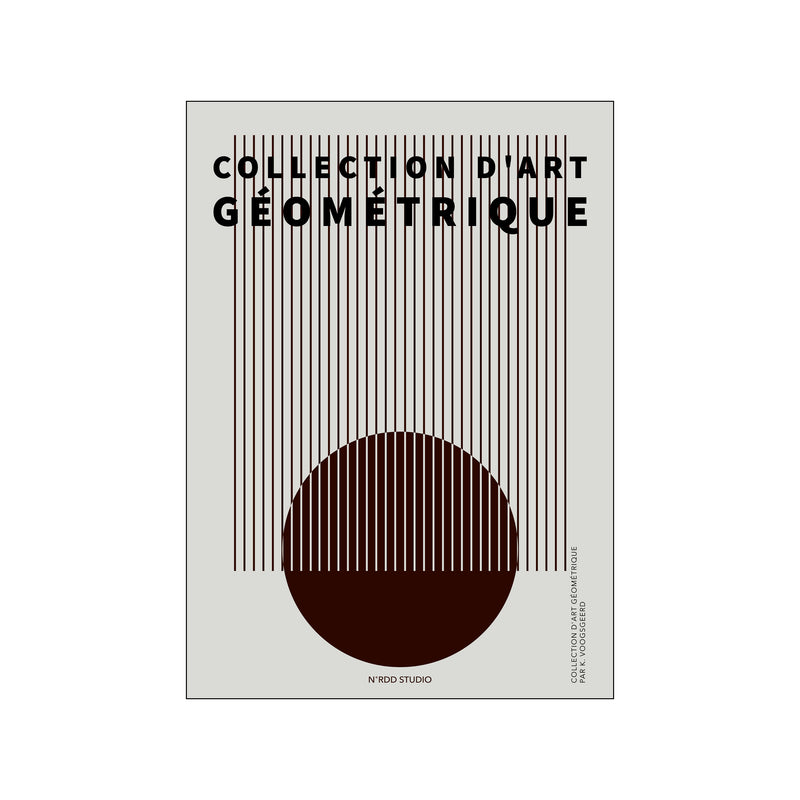 Collection d'art geometrique noir — Art print by Nordd Studio from Poster & Frame